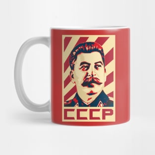 Joseph Stalin CCCP Retro Propaganda Mug